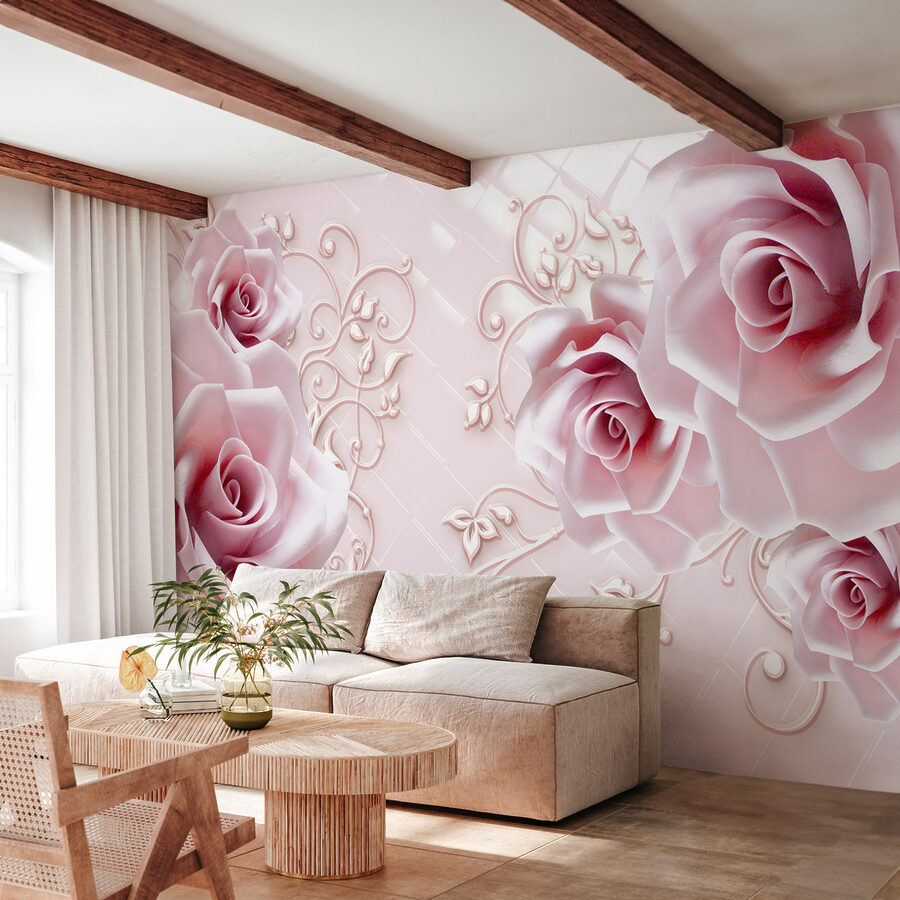 Delicate roses on a soft background.