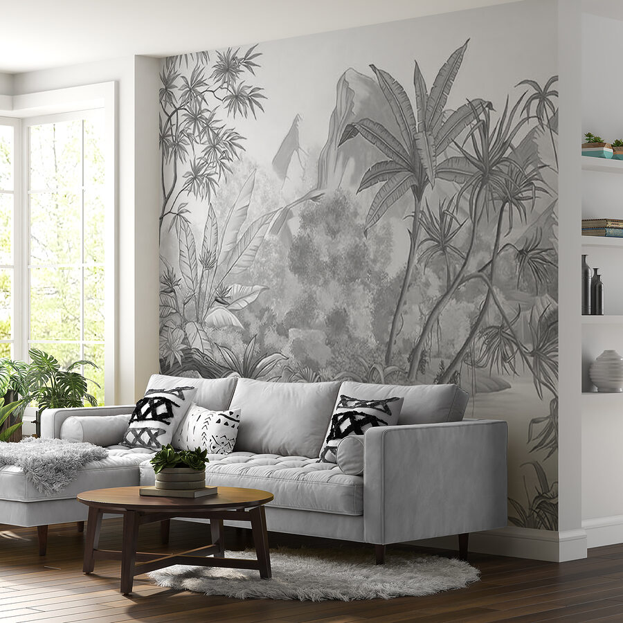 Drawing of a forest