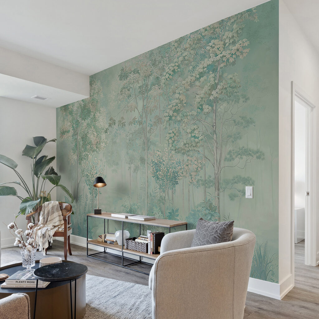 Wallpaper with trees and plants Wallpaper with trees and plants