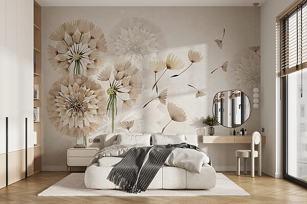 Delicate dandelions in soft hues. Delicate dandelions in soft hues.
