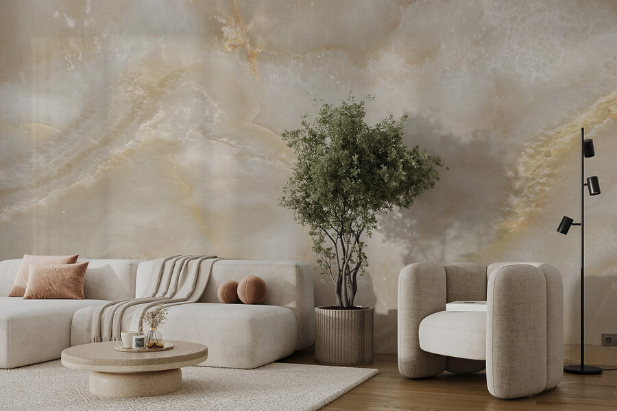 Wall murals Elegant marble with subtle tones. - Image 6