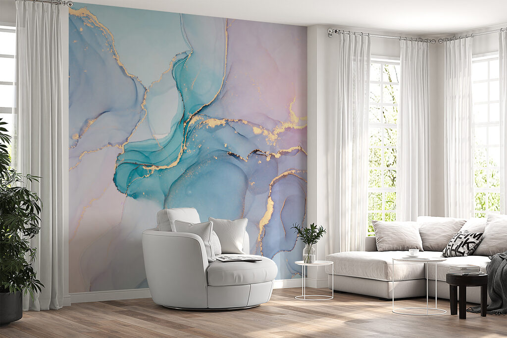 Serene abstract waves of cool colors u49408pig28r 1024x683 - Serene abstract waves of cool colors
