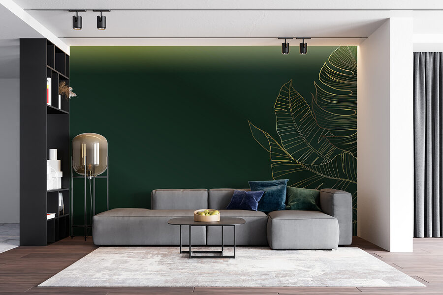 Elegant foliage on dark emerald backdrop. Elegant foliage on dark emerald backdrop.