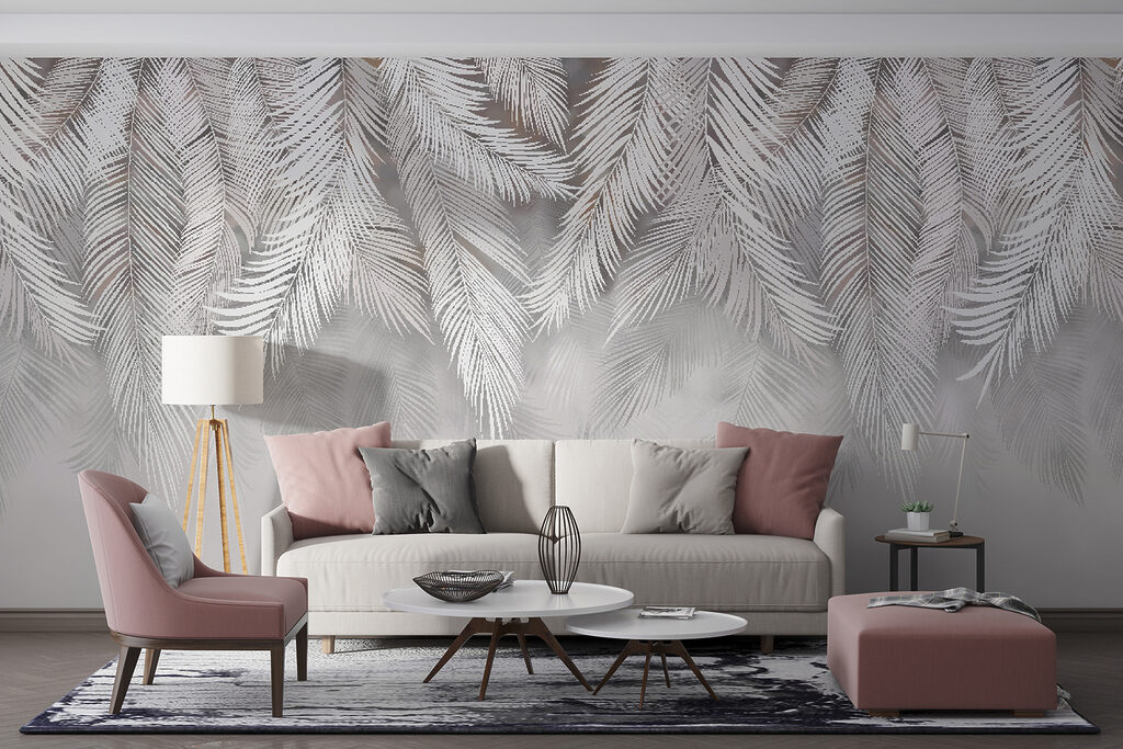 Delicate foliage against a soft backdrop