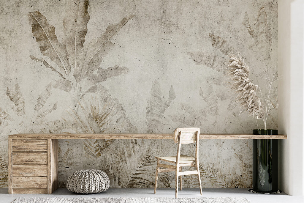 Faded leaves on a textured background Faded leaves on a textured background