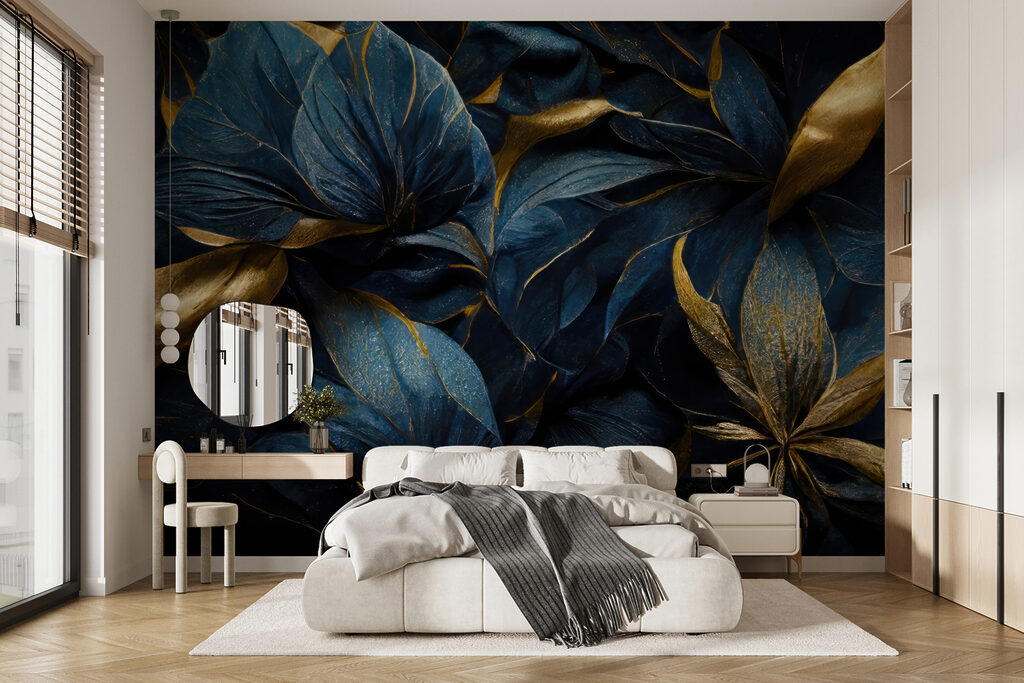 Elegant leaves in vibrant hues Elegant leaves in vibrant hues