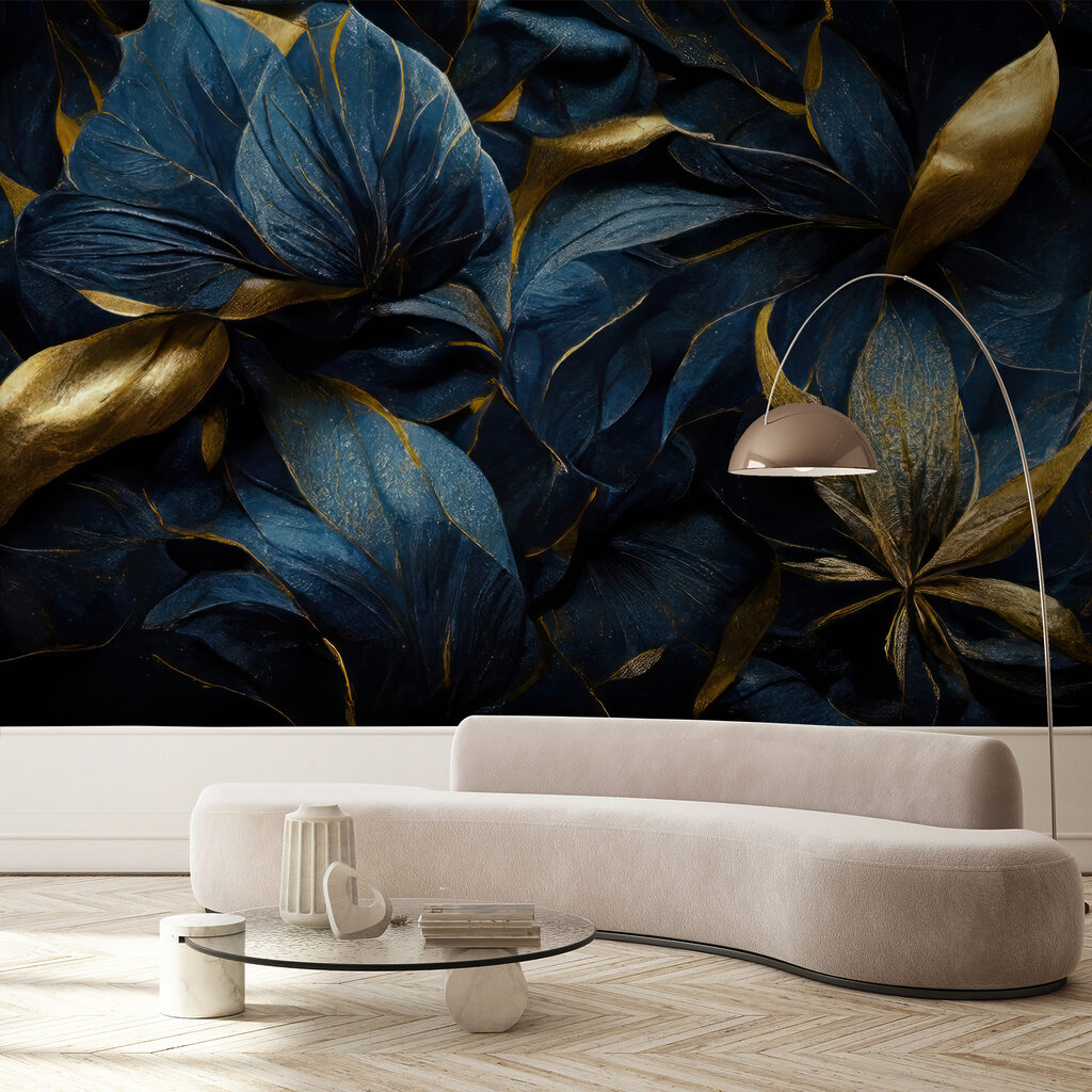 Elegant leaves in vibrant hues Elegant leaves in vibrant hues