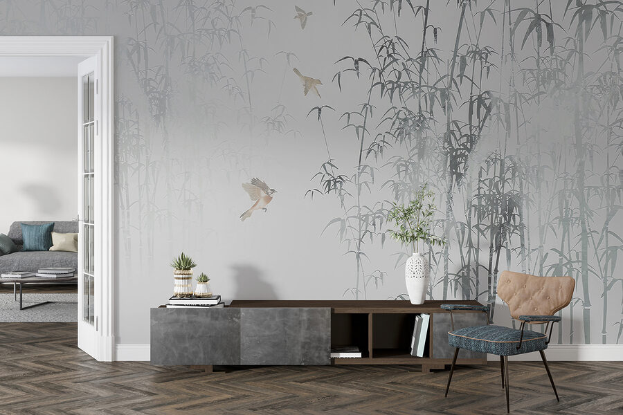 Wall murals Birds flying birds in the fog - Image 4