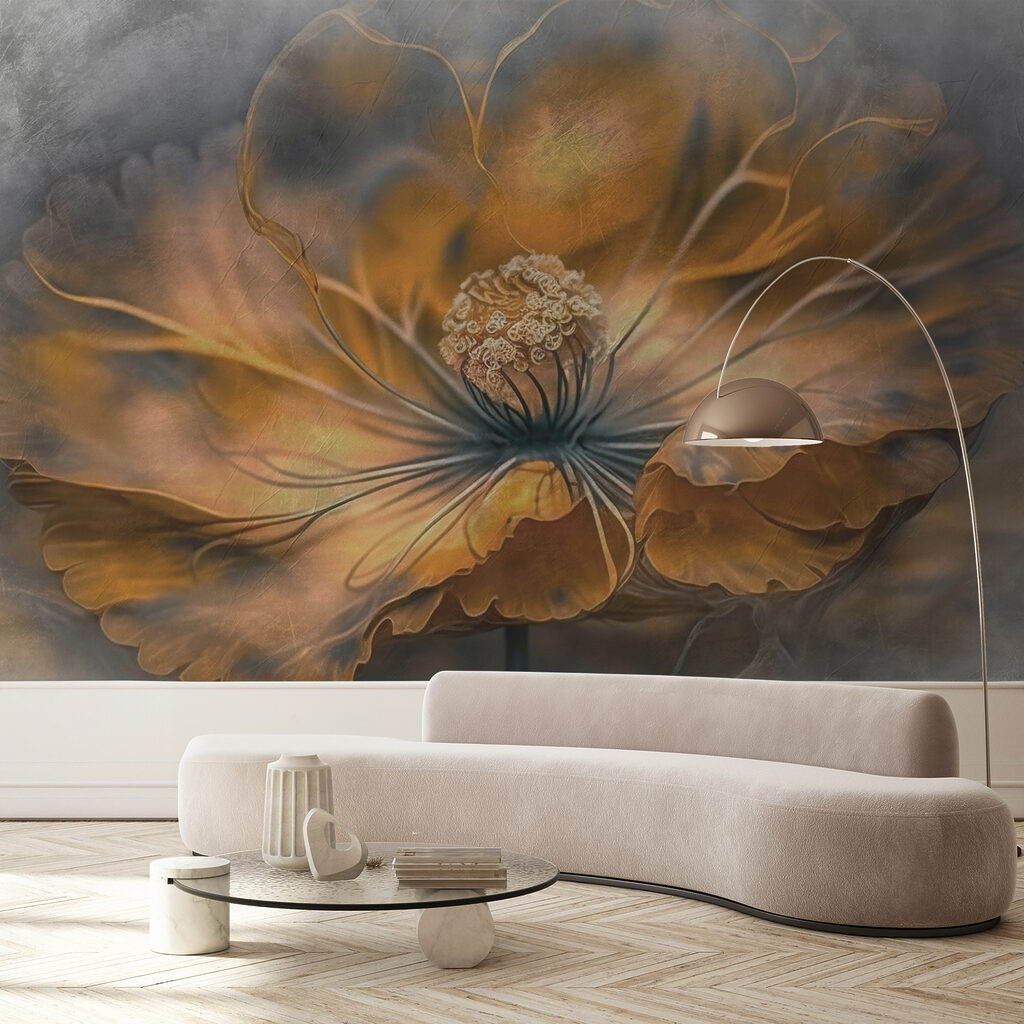 Delicate petals in warm hues
