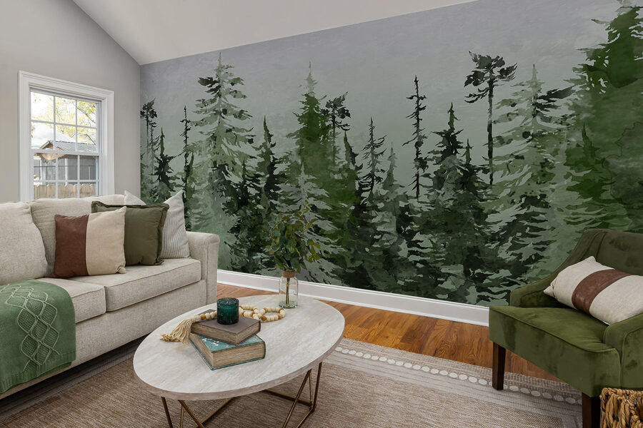 Wall murals Group of trees in a forest - Image 5