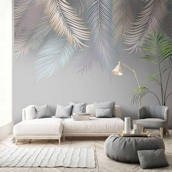 Elegant leaves on a soft background. Elegant leaves on a soft background.
