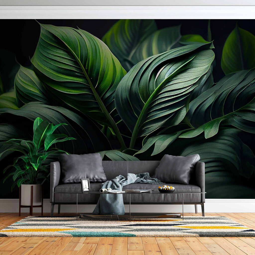 Lush green leaves in soft light u75757pig1ms 1024x1024 - Lush green leaves in soft light