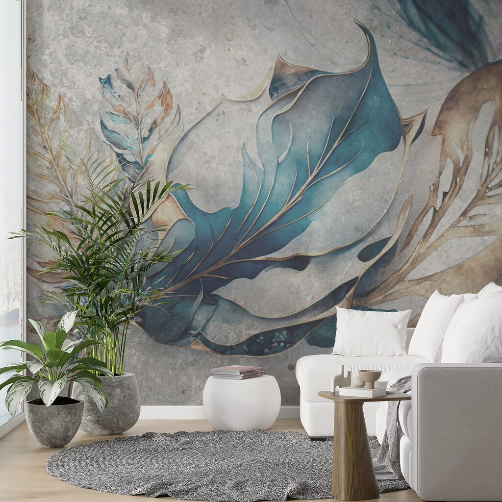 Elegant leaves in soft hues u93998pig24ms 1024x1024 - Elegant leaves in soft hues