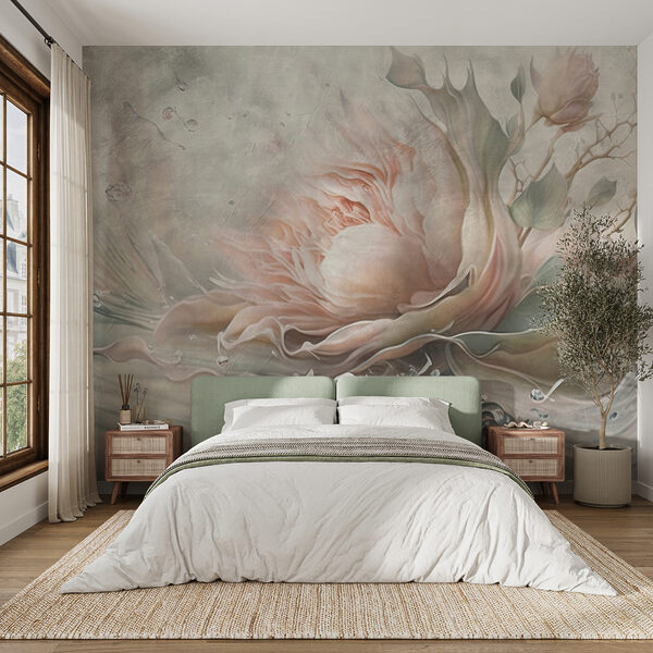 Painting of a flower Painting of a flower