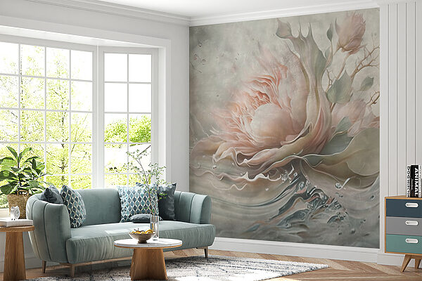 Painting of a flower Painting of a flower