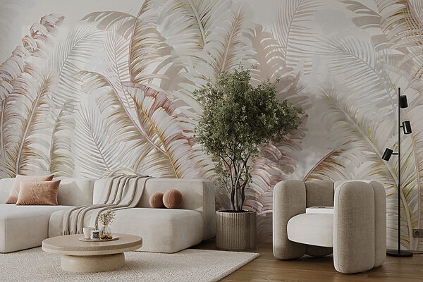 Soft foliage in delicate tones. Soft foliage in delicate tones.