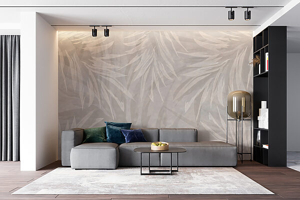 White and gray floral pattern White and gray floral pattern