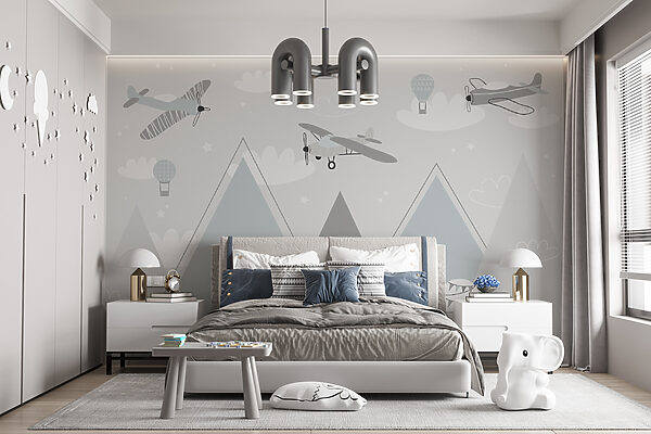 Wallpaper with airplanes and mountains u95044pir4mr 600x400 - Wallpaper with airplanes and mountains