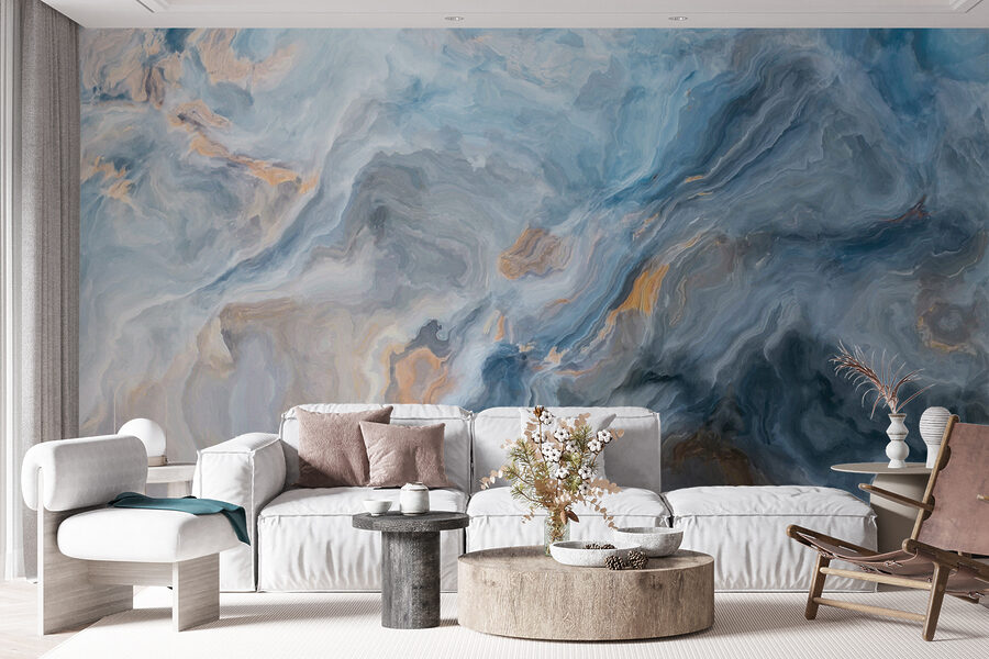 Dreamlike swirls of color and texture.
