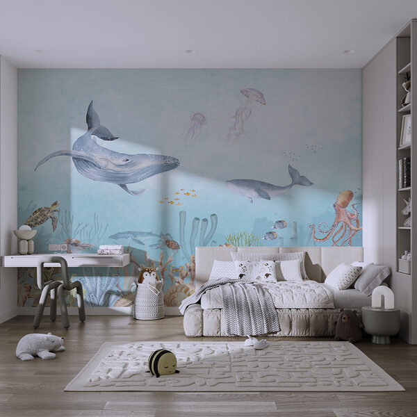 Watercolor of a sea life Watercolor of a sea life