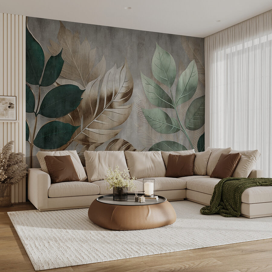 Elegant foliage against a textured background.