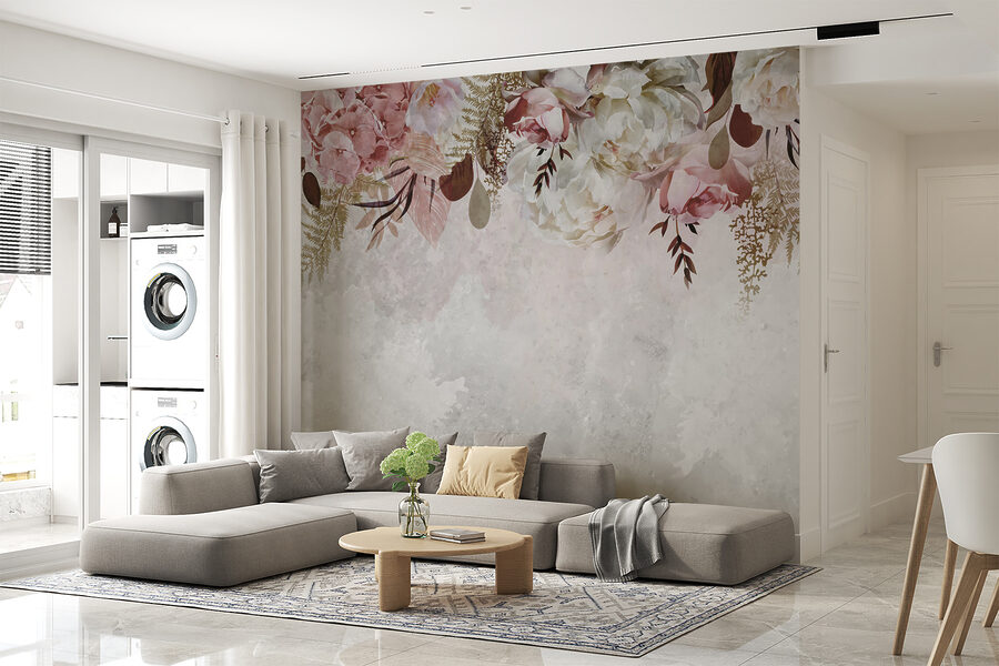 Delicate florals on a soft background. Delicate florals on a soft background.