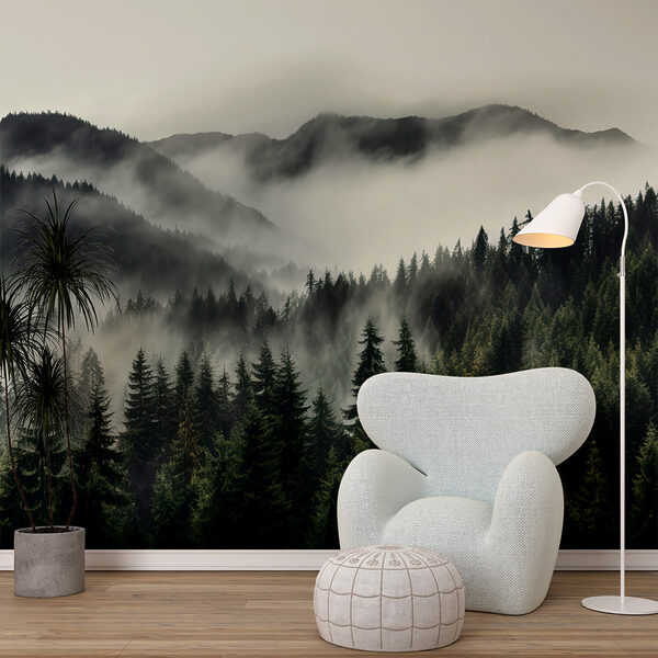 Forest with fog and mountains u96027pig14ms 600x600 - Forest with fog and mountains