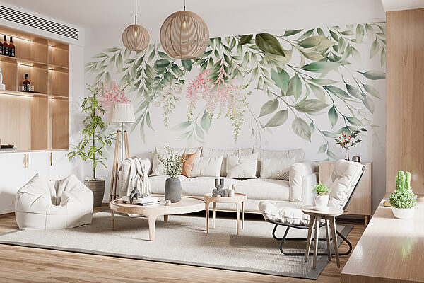 Delicate florals and lush greenery. Delicate florals and lush greenery.