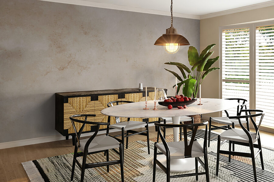 Soft, textured background in neutral tones.