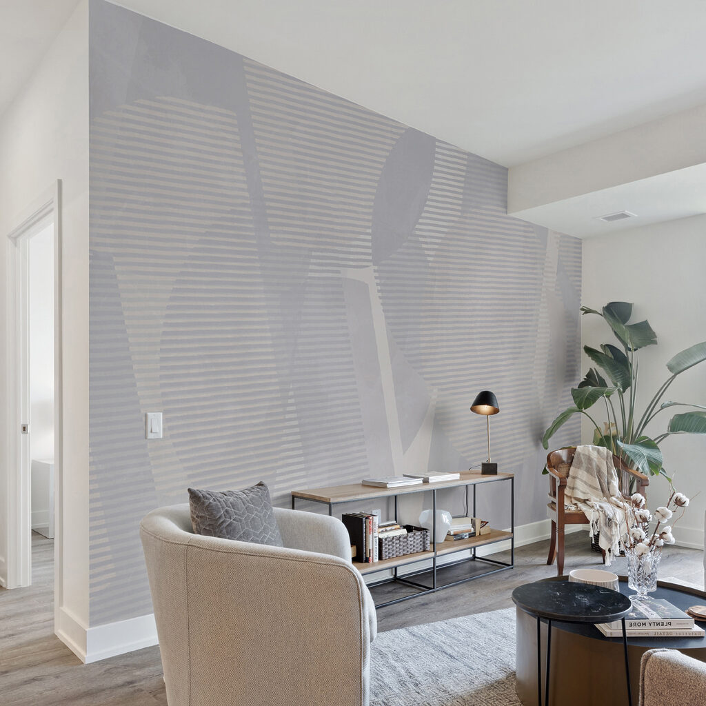 Grey and white abstract art Grey and white abstract art