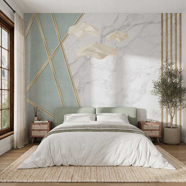 Elegant Mint and Marble Design Elegant Mint and Marble Design