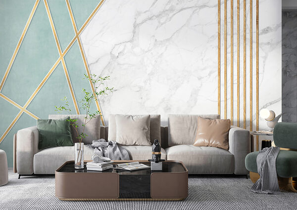 Elegant Mint and Marble Design Elegant Mint and Marble Design