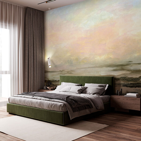A painting of a landscape A painting of a landscape