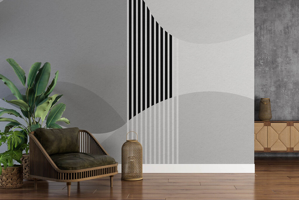 A grey and white background with black lines and circles A grey and white background with black lines and circles