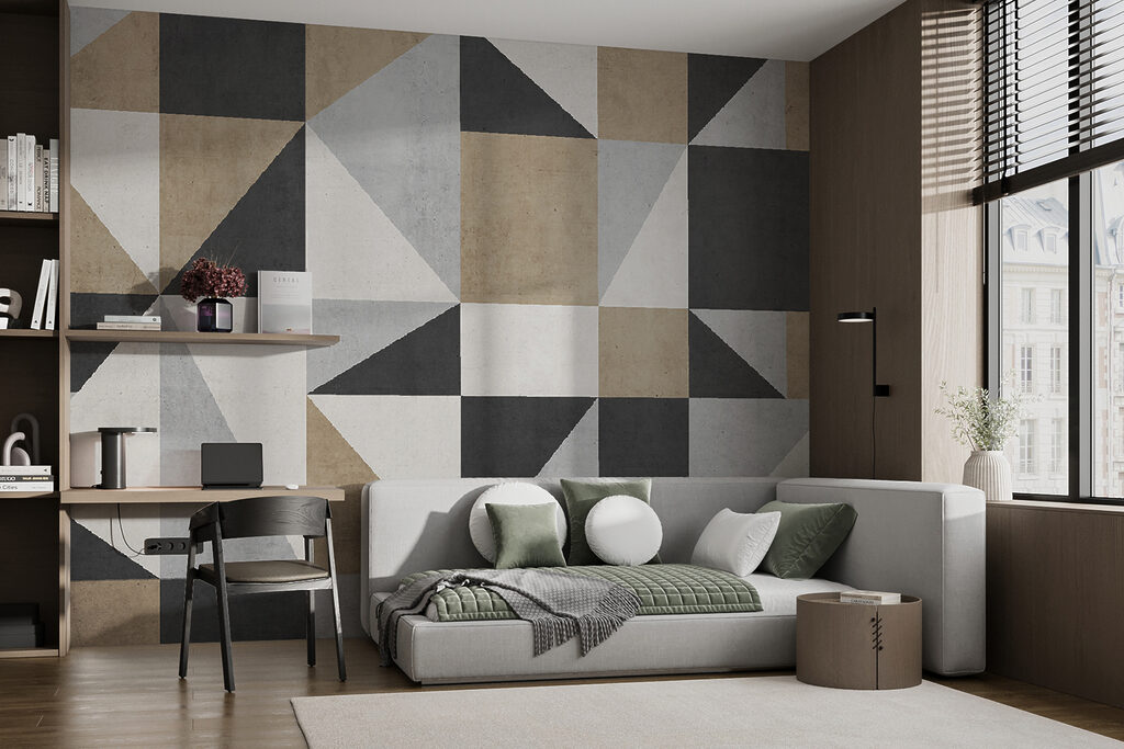 A pattern of triangles and triangles A pattern of triangles and triangles