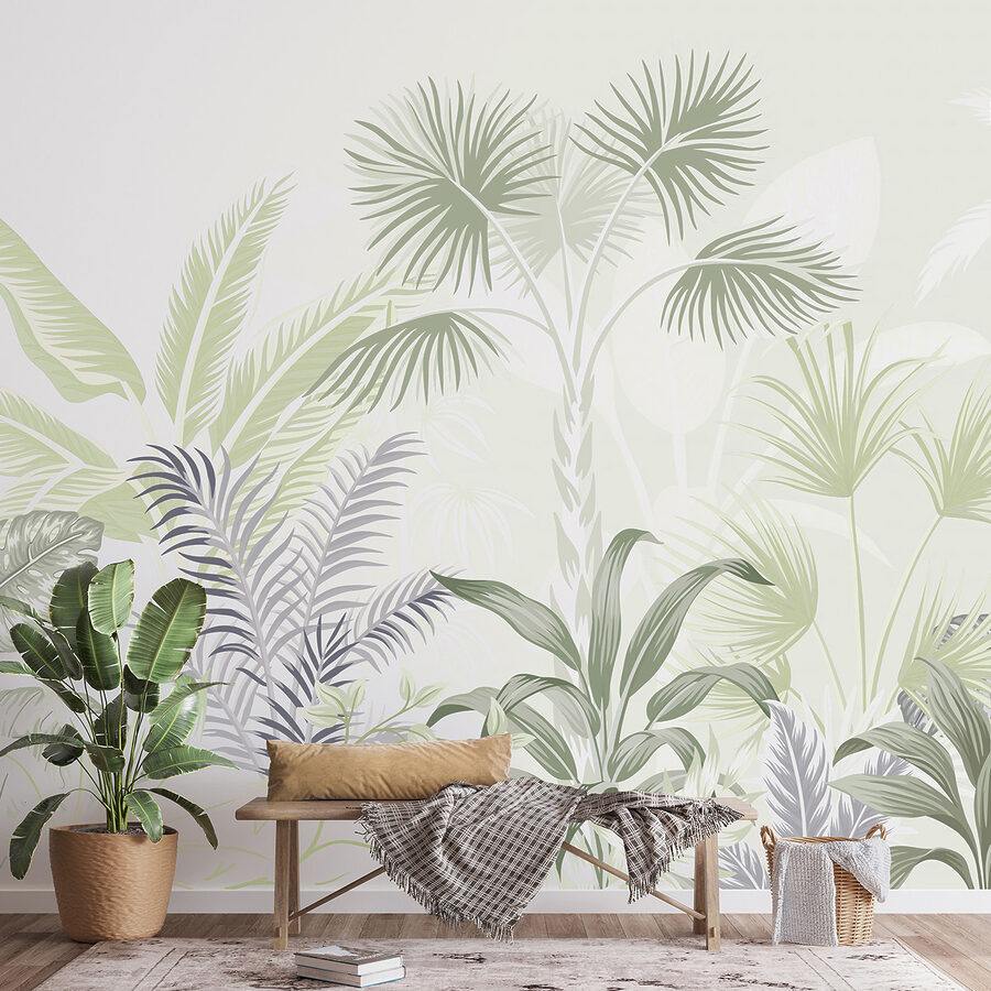 A group of plants with leaves