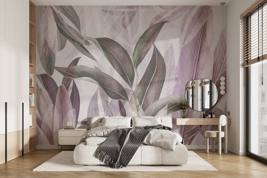 Delicate leaves in soft hues. Delicate leaves in soft hues.