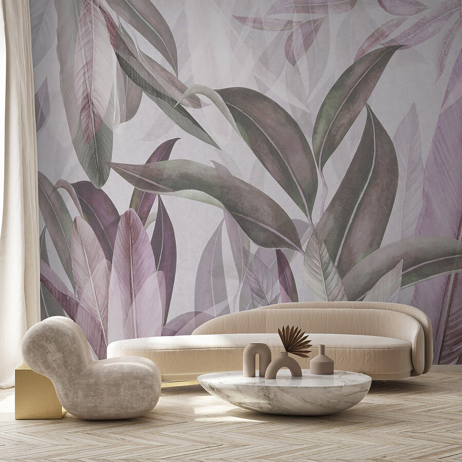 Delicate leaves in soft hues. Delicate leaves in soft hues.