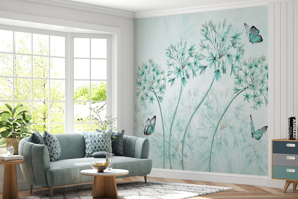 A painting of flowers and butterflies u35495v2pig15mr 1024x683 - A painting of flowers and butterflies