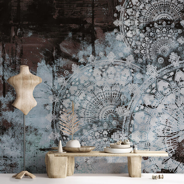 Abstract patterns in muted colors. Abstract patterns in muted colors.