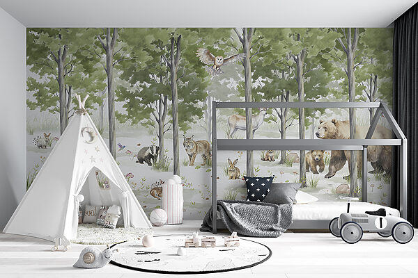 A group of animals in a forest u97741pir6mr 600x400 - A group of animals in a forest