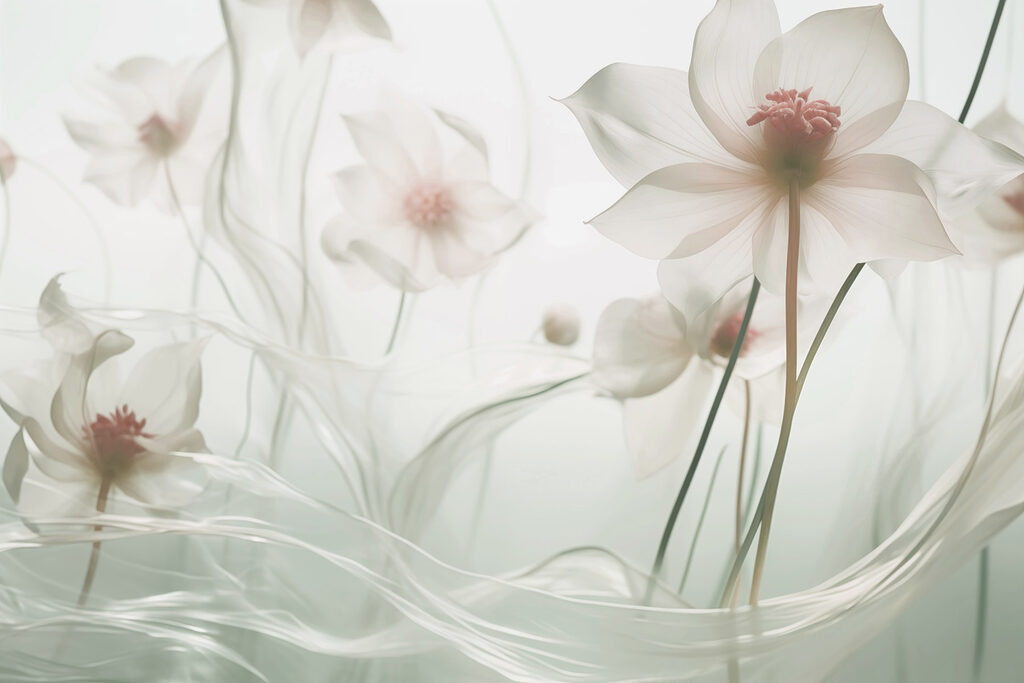 Gentle blooms in soft light Gentle blooms in soft light