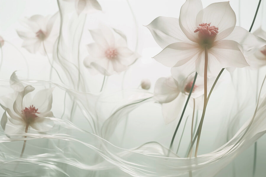 Gentle blooms in soft light Gentle blooms in soft light