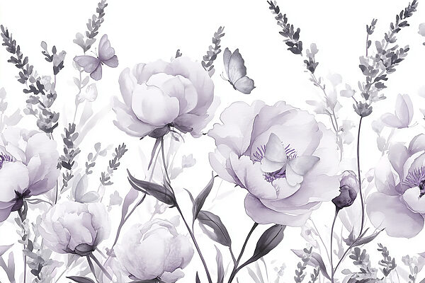 Delicate petals dance in the breeze Delicate petals dance in the breeze