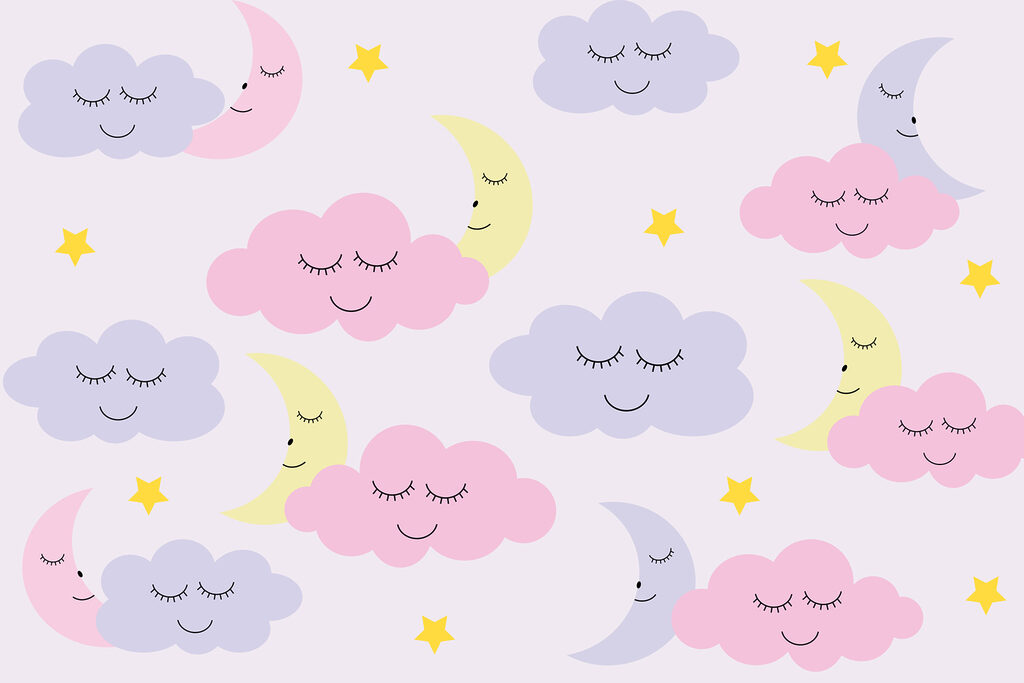 Pattern of clouds and stars Pattern of clouds and stars