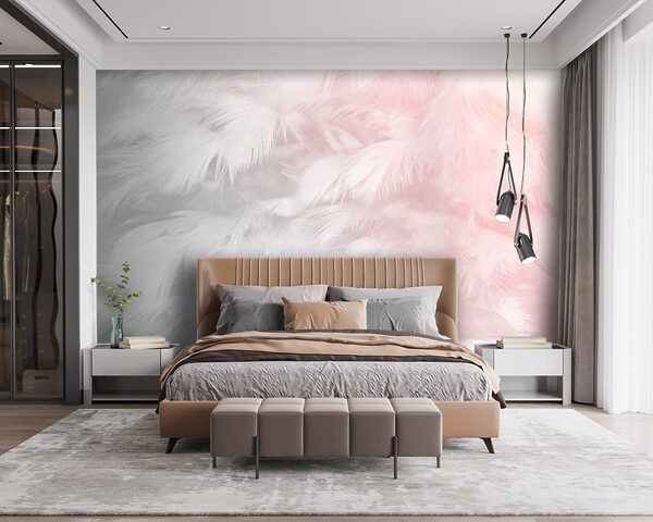 Delicate feathers in soft pastel tones. Delicate feathers in soft pastel tones.