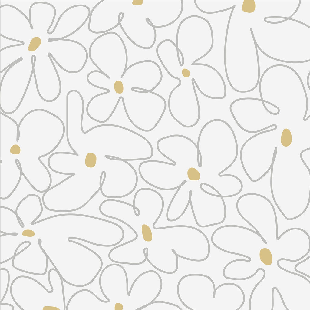 Pattern of flowers on a white background Pattern of flowers on a white background