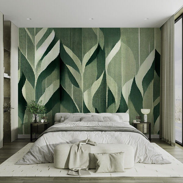 Intricate leaves in soothing green hues. Intricate leaves in soothing green hues.