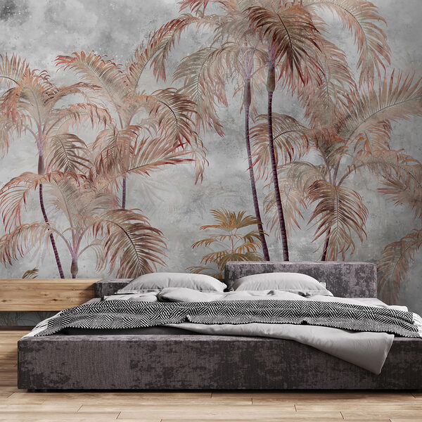 A group of palm trees A group of palm trees