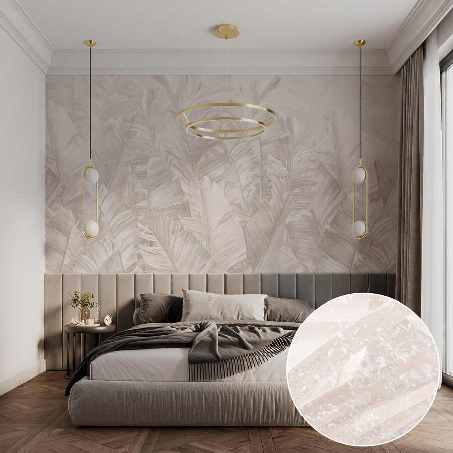 Elegant foliage in soft hues.